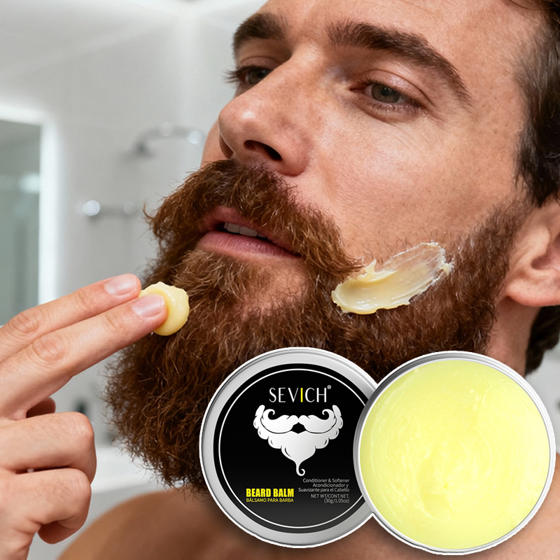 Men'S Grooming And Skin Care - Bálsamo para Barba, cera Natural para