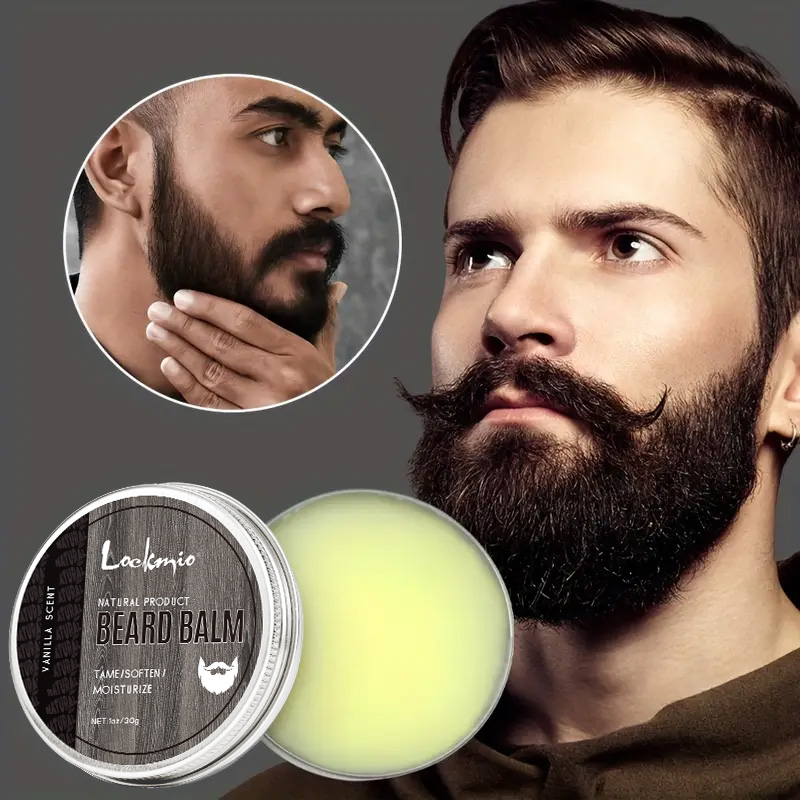 Men'S Grooming And Skin Care - LOCKMIO-crema hidratante Natural para bigote, bálsamo