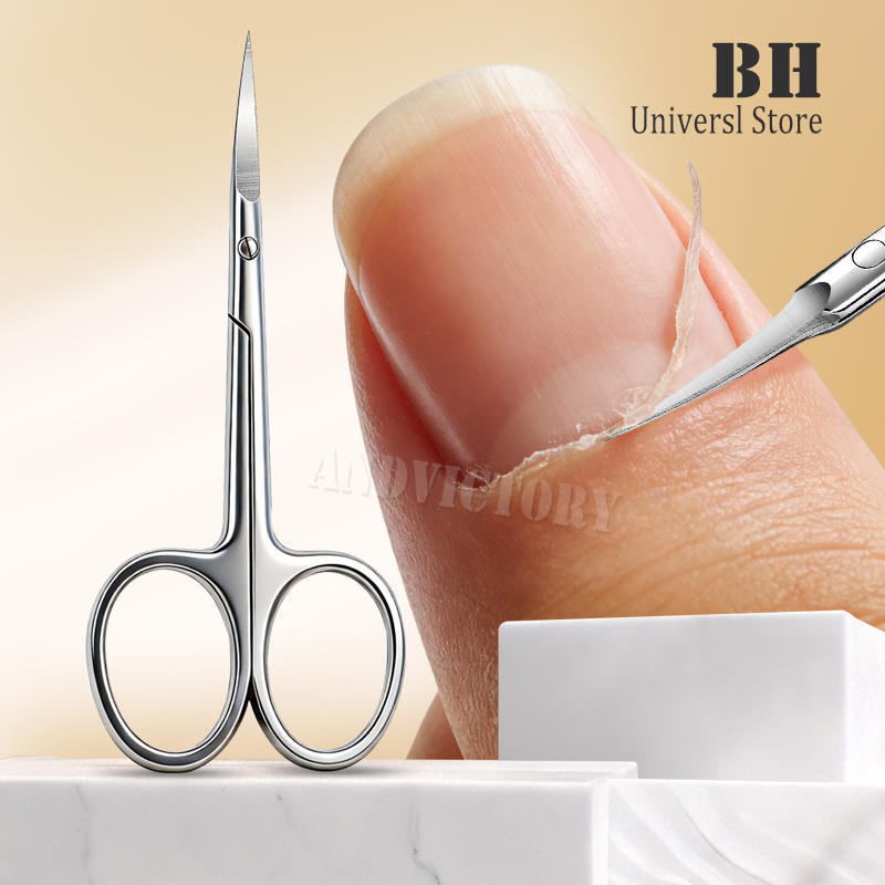 Men'S Grooming Tips - 1 Pieza Tijeras para Cutículas Curvas