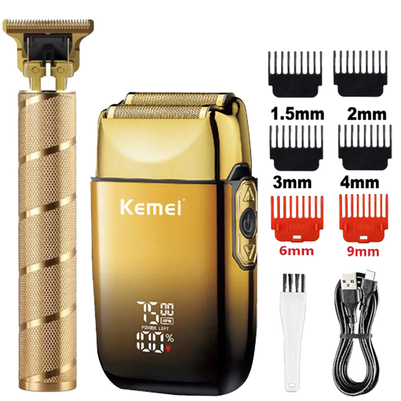 Men'S Grooming Organizer - Kemei KM-TX10 T9 Recortadora de Pelo