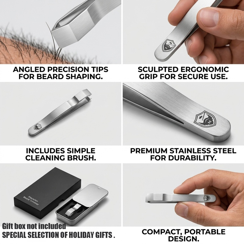 Pinzas profesionales de acero  - Men'S Grooming Tips reseña y precio
