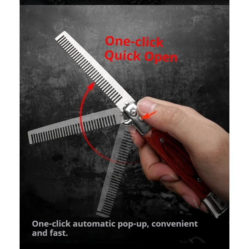 Peine plegable portátil con re - Men'S Grooming Hairstyles reseña y precio