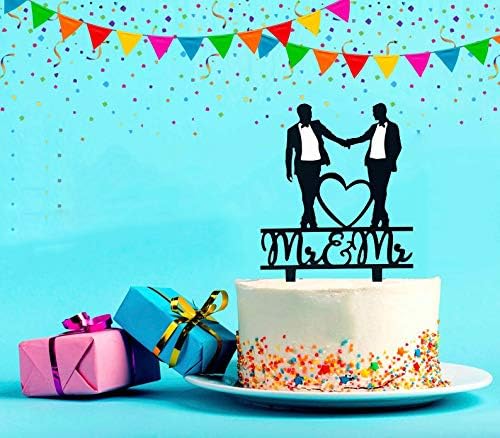 Mr & Mr Cake Topper, decoració - Men'S Grooming For Engagement reseña y precio