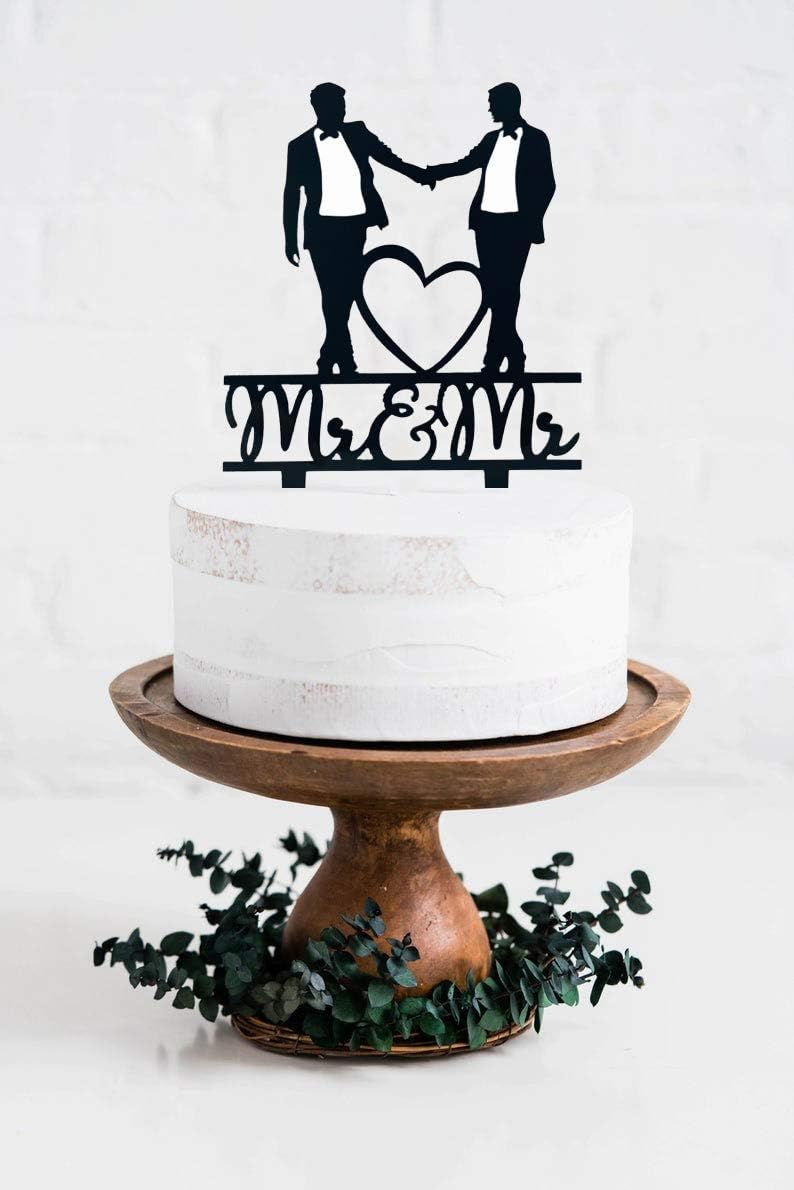 Mr & Mr Cake Topper, decoració - Men'S Grooming For Engagement reseña y precio