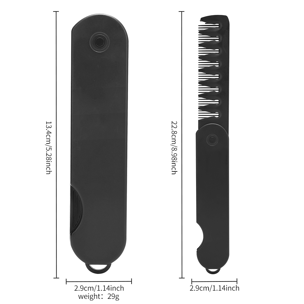 Peine de bolsillo plegable de  - Men'S Grooming Oil reseña y precio