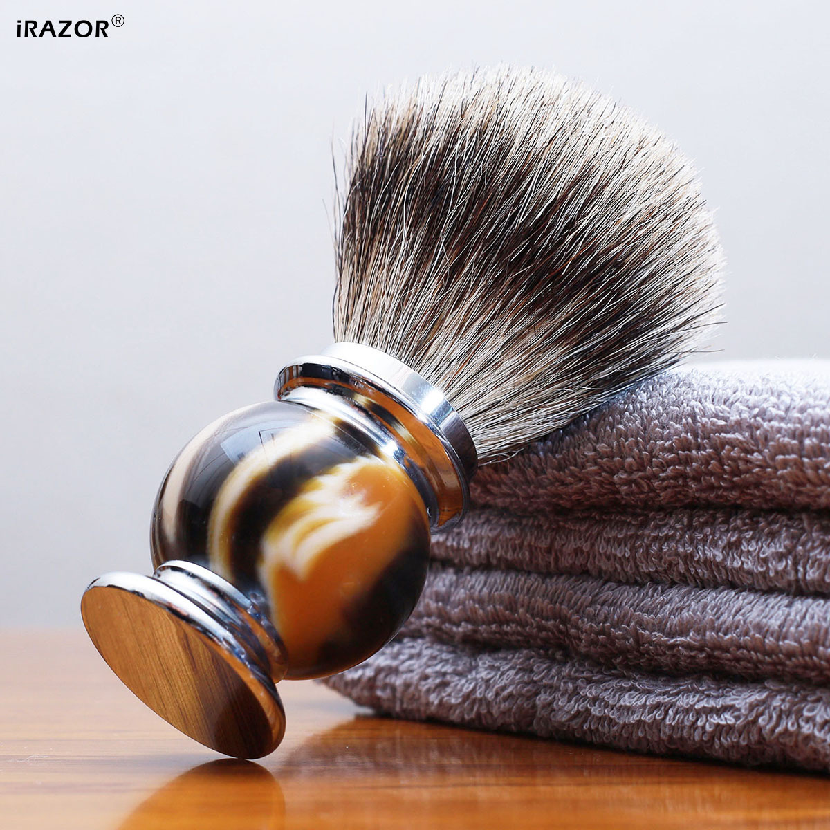 Brocha de afeitar iRAZOR Silve - Men'S Grooming Organizer reseña y precio