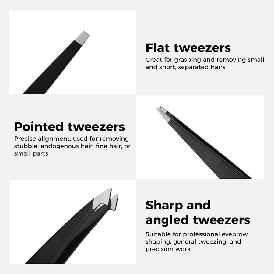 Juego de Pinzas para Cejas de  - Men'S Grooming Tips reseña y precio