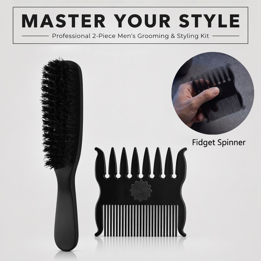 Juego de 1/2 peines para peina - Men'S Grooming Hairstyles reseña y precio