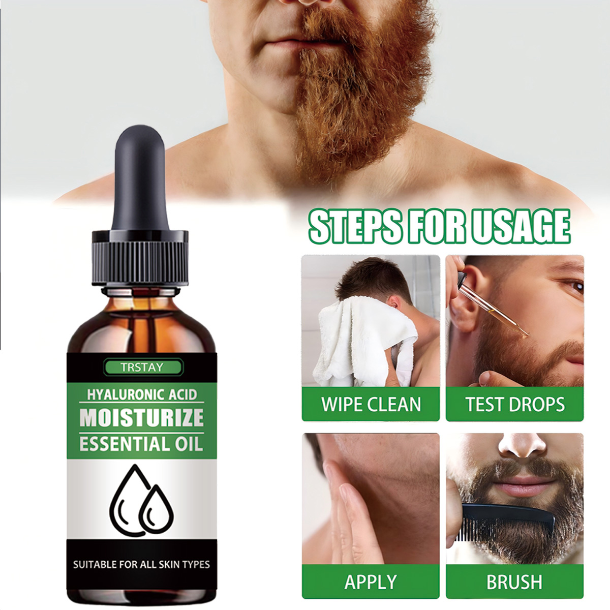 100% Natural acelera el vello  - Men'S Grooming And Skin Care reseña y precio