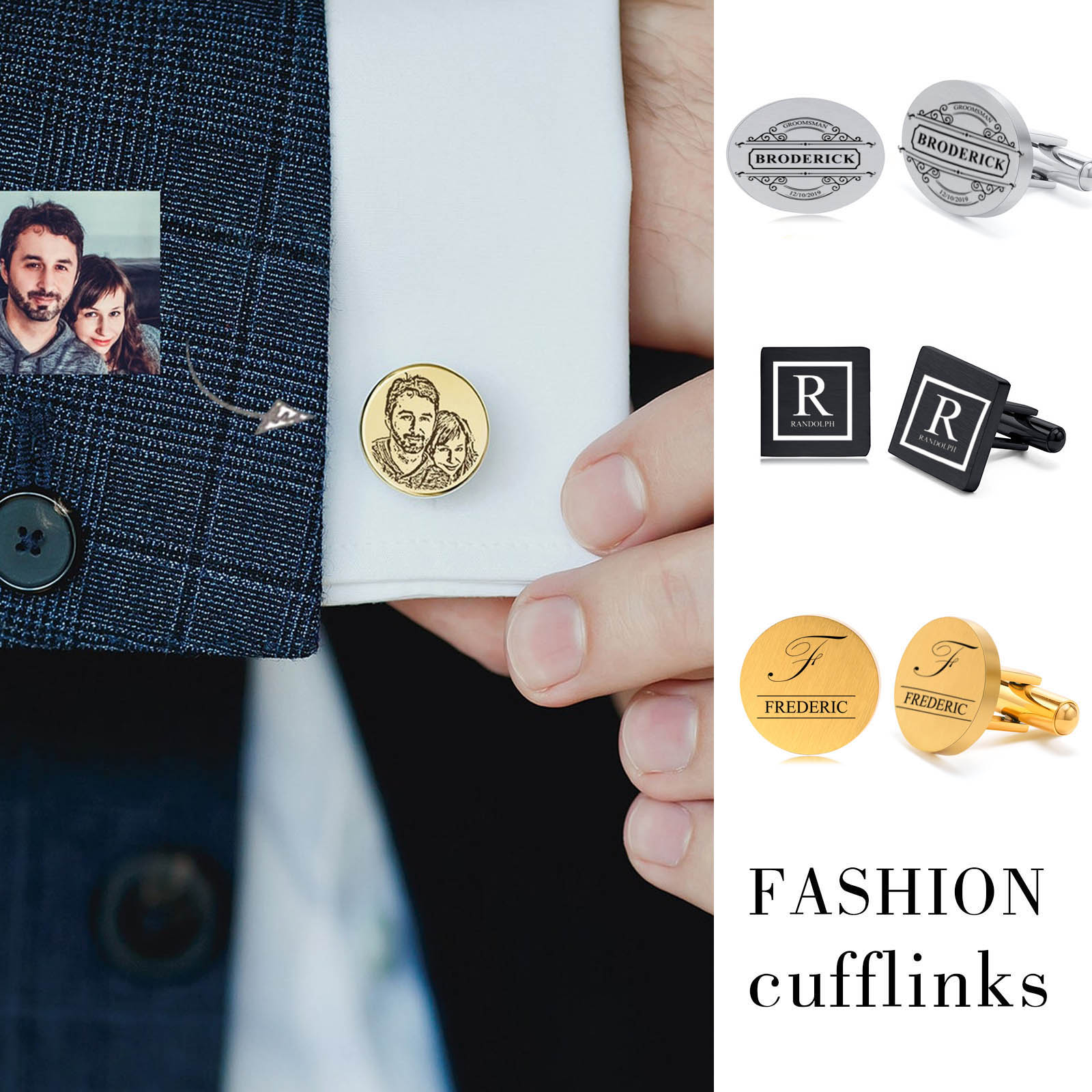 Cuflinks personalizados para c - Men'S Grooming For Engagement reseña y precio