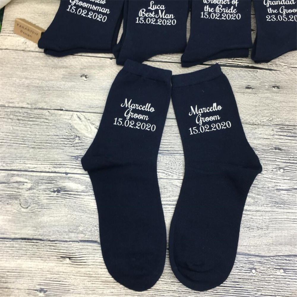 Calcetines de padrino bordados - Men'S Grooming For Engagement reseña y precio