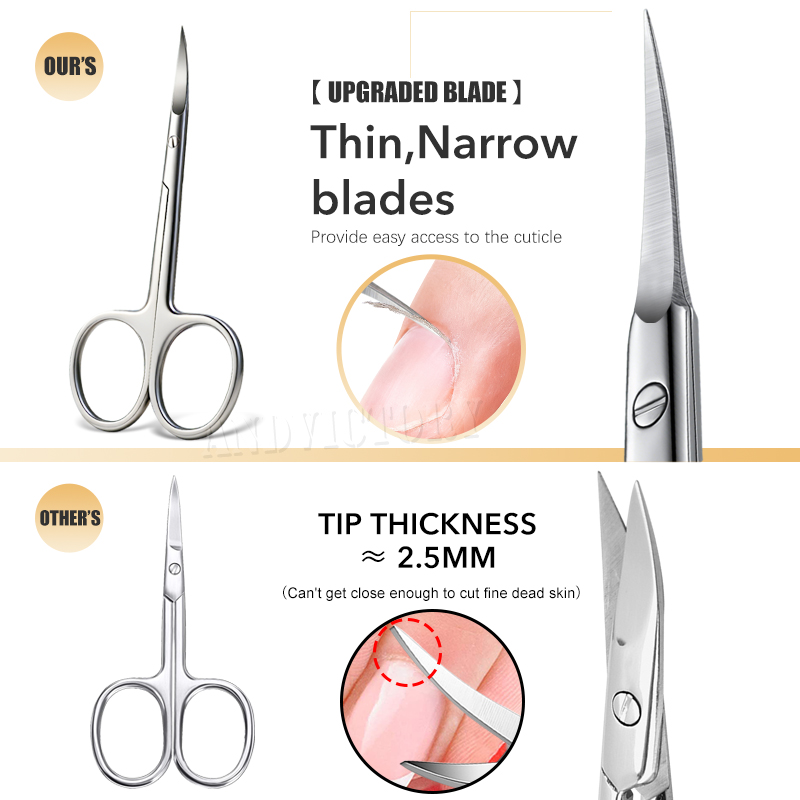 1 Pieza Tijeras para Cutículas - Men'S Grooming Tips reseña y precio