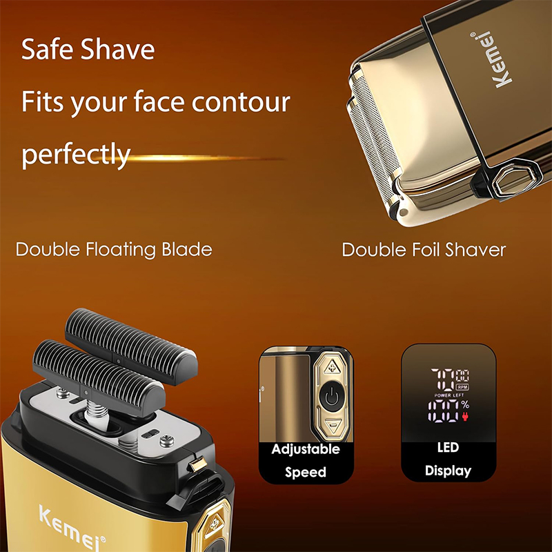 Kemei KM-TX10 T9 Recortadora d - Men'S Grooming Organizer reseña y precio