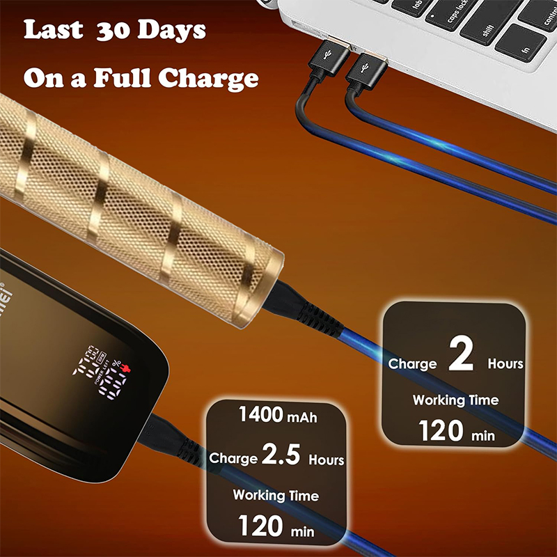 Kemei KM-TX10 T9 Recortadora d - Men'S Grooming Organizer reseña y precio