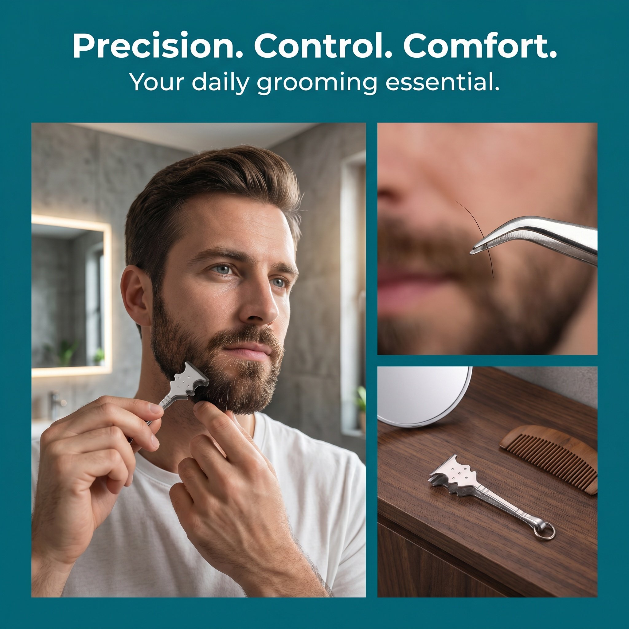 Pinzas para Barba de Acero Ino - Men'S Grooming Tips reseña y precio