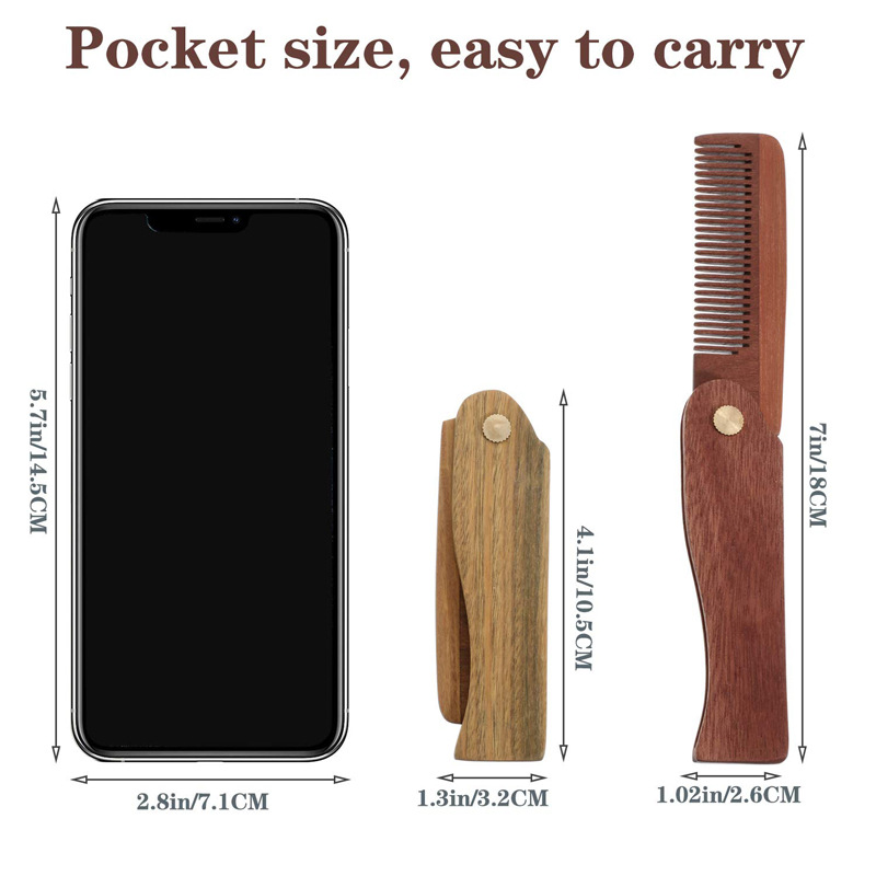 Peine plegable para barba y ca - Men'S Grooming Hairstyles reseña y precio