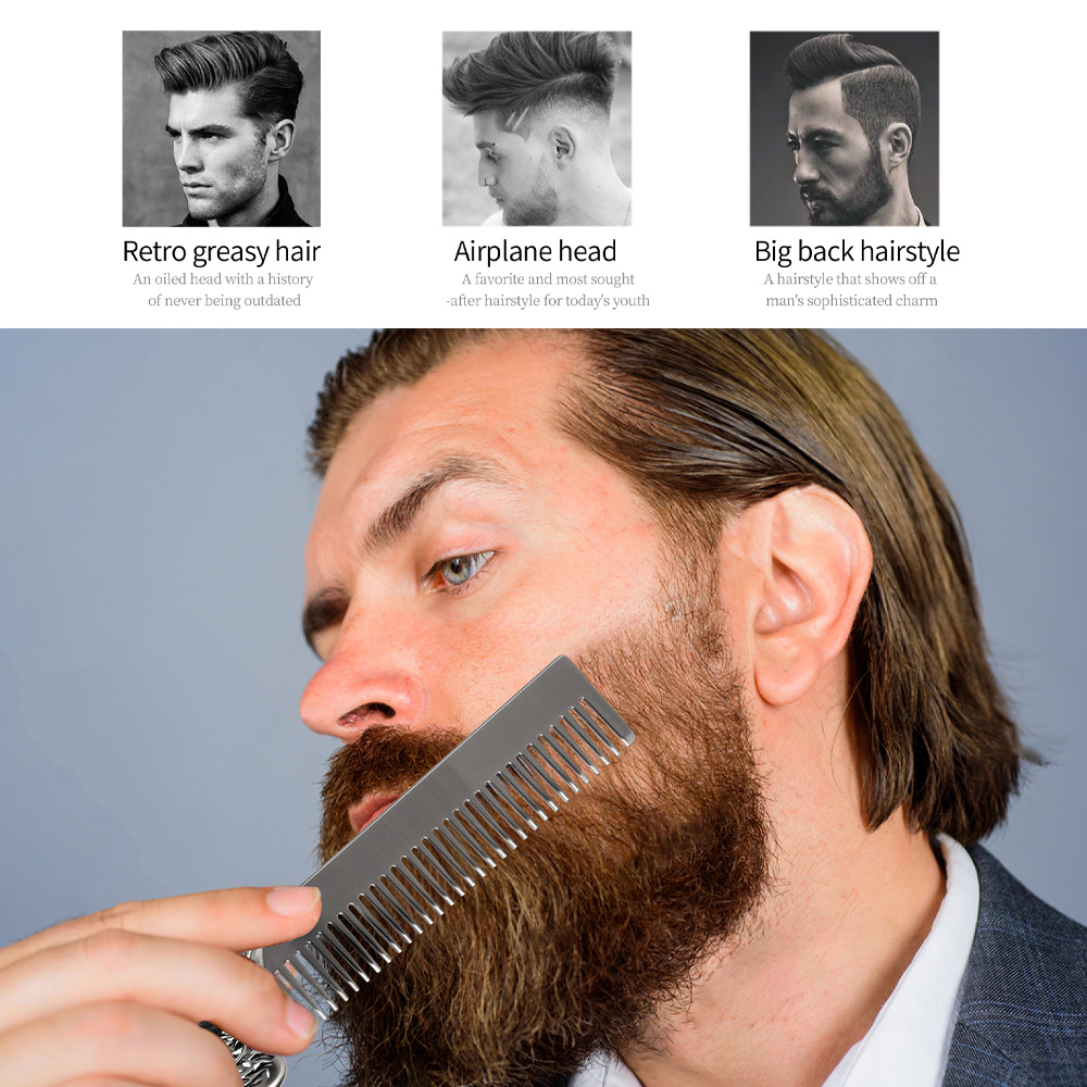 Set de Peine para Barba y Cabe - Men'S Grooming Hairstyles reseña y precio
